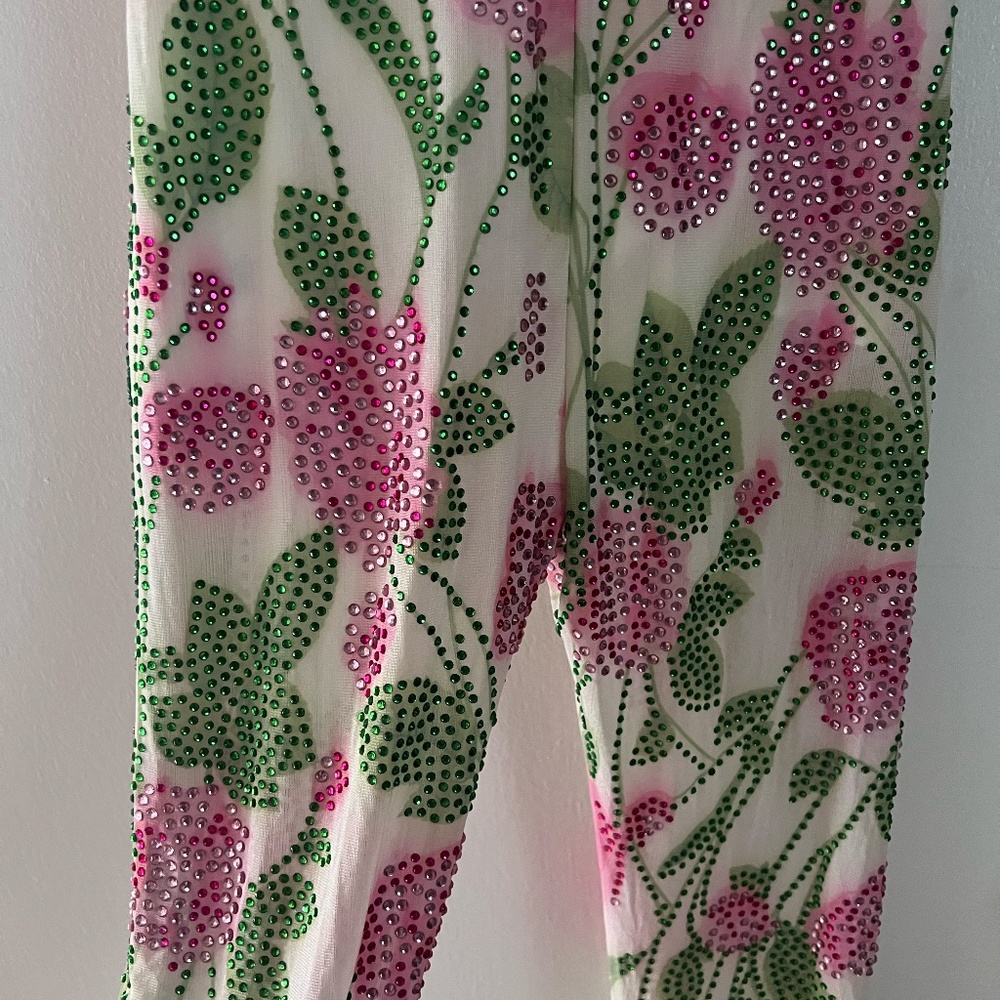 Dolls Kill BANJUL Rhinestone Jumpsuit - Picture 2 of 7